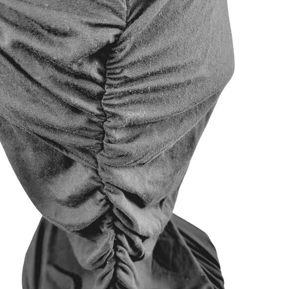 NEW Cosmic Blue Love Medium Dress Women ruched stretch sheath wrap - Picture 6 of 10